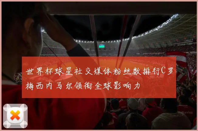 世界杯球星社交媒体粉丝数排行C罗梅西内马尔领衔全球影响力